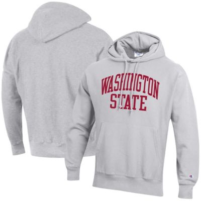 NCAA ed Washington State Cougars Team Arch Reverse Weave Pullover Hoodie
