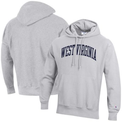 NCAA ed West Virginia Mountaineers Team Arch Reverse Weave Pullover Hoodie