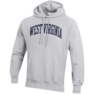 NCAA ed West Virginia Mountaineers Team Arch Reverse Weave Pullover Hoodie