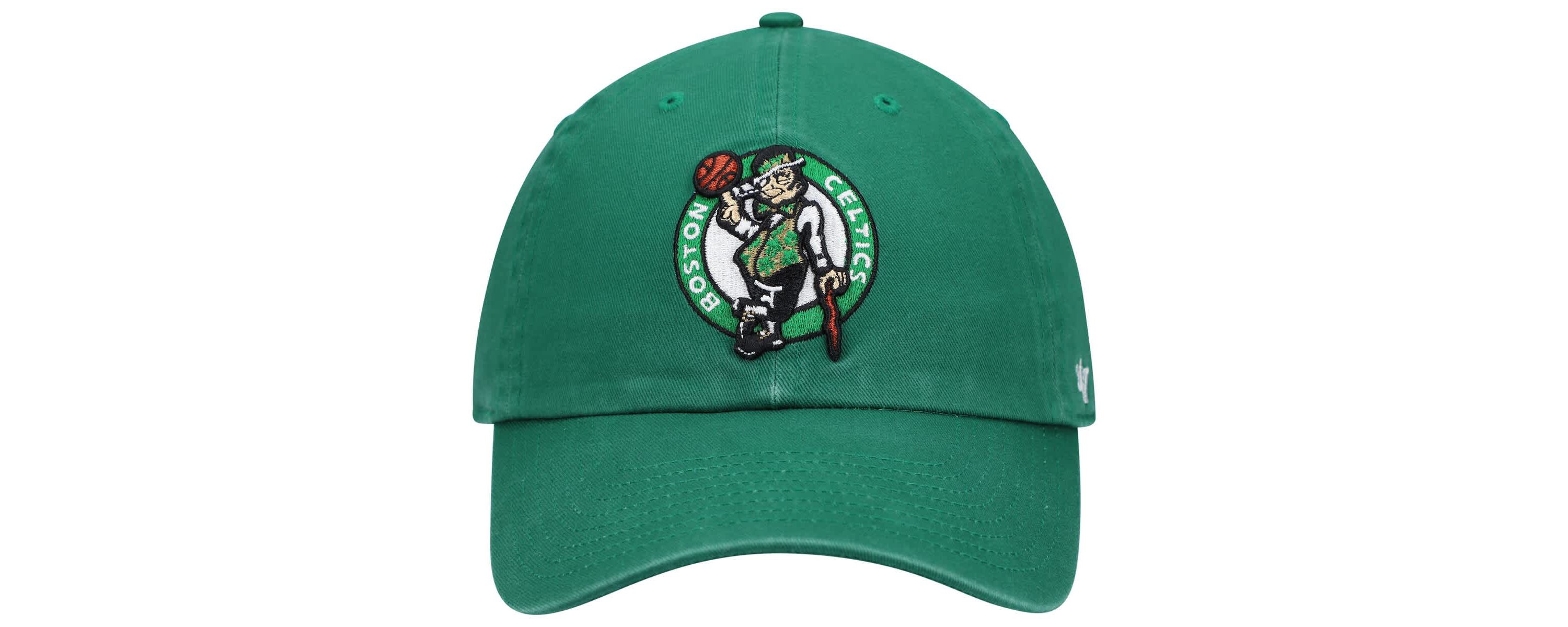 NBA Kelly Boston Celtics Logo Clean Up Adjustable Hat