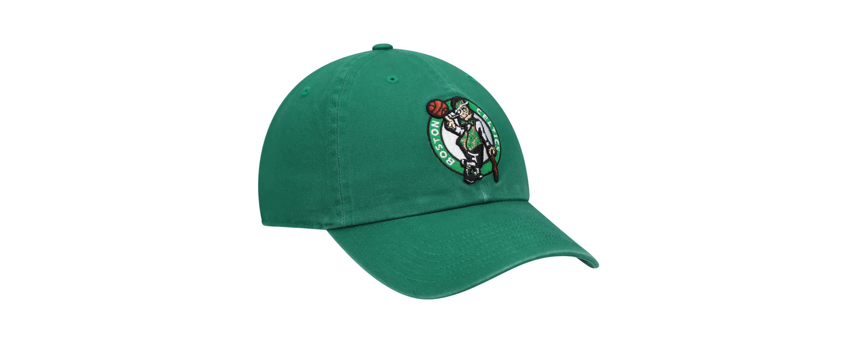 NBA Kelly Boston Celtics Logo Clean Up Adjustable Hat