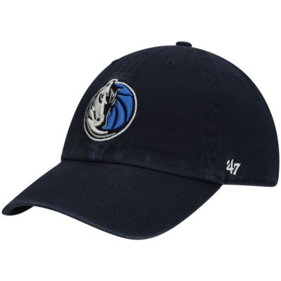 '47 Men's NBA Dallas Mavericks Logo Clean Up Adjustable Hat, Navy Blue