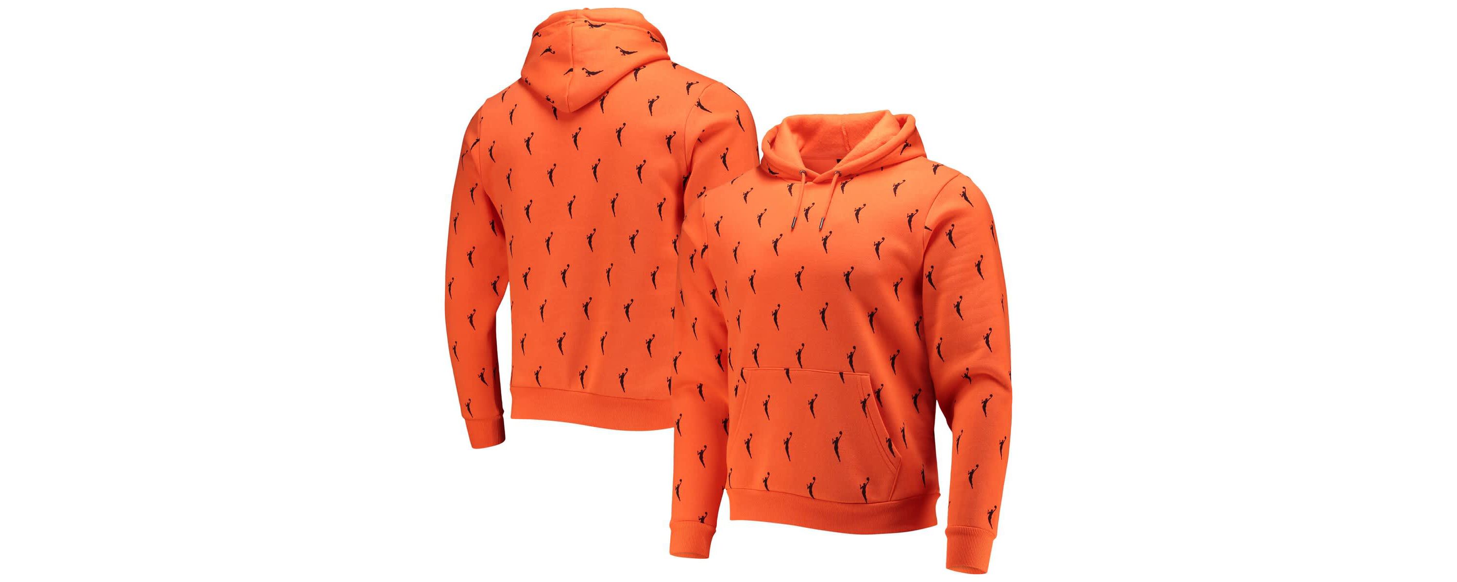 WNBA WNBA Allover Logowman Pullover Hoodie