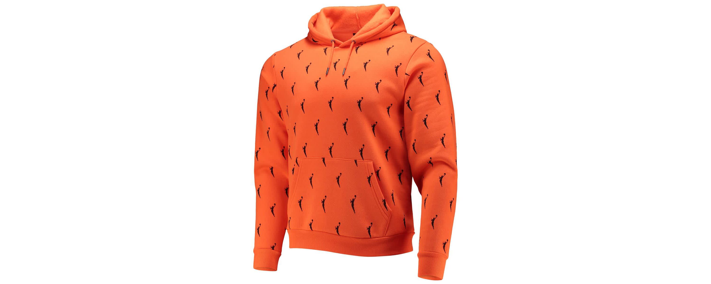 WNBA WNBA Allover Logowman Pullover Hoodie