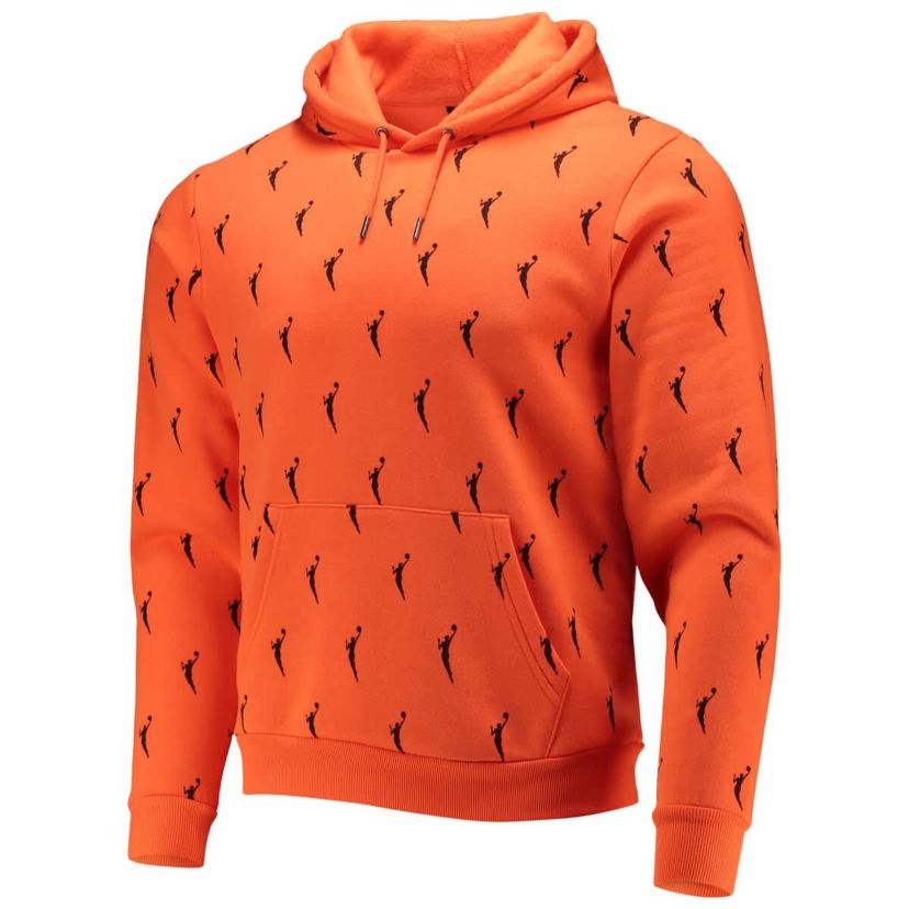WNBA WNBA Allover Logowman Pullover Hoodie