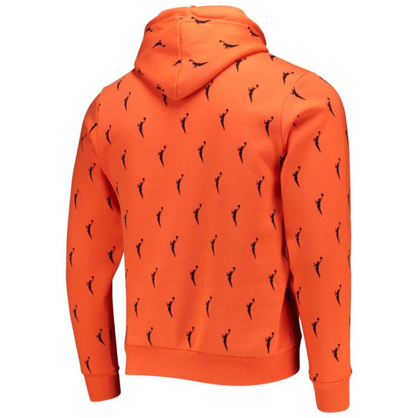WNBA WNBA Allover Logowman Pullover Hoodie