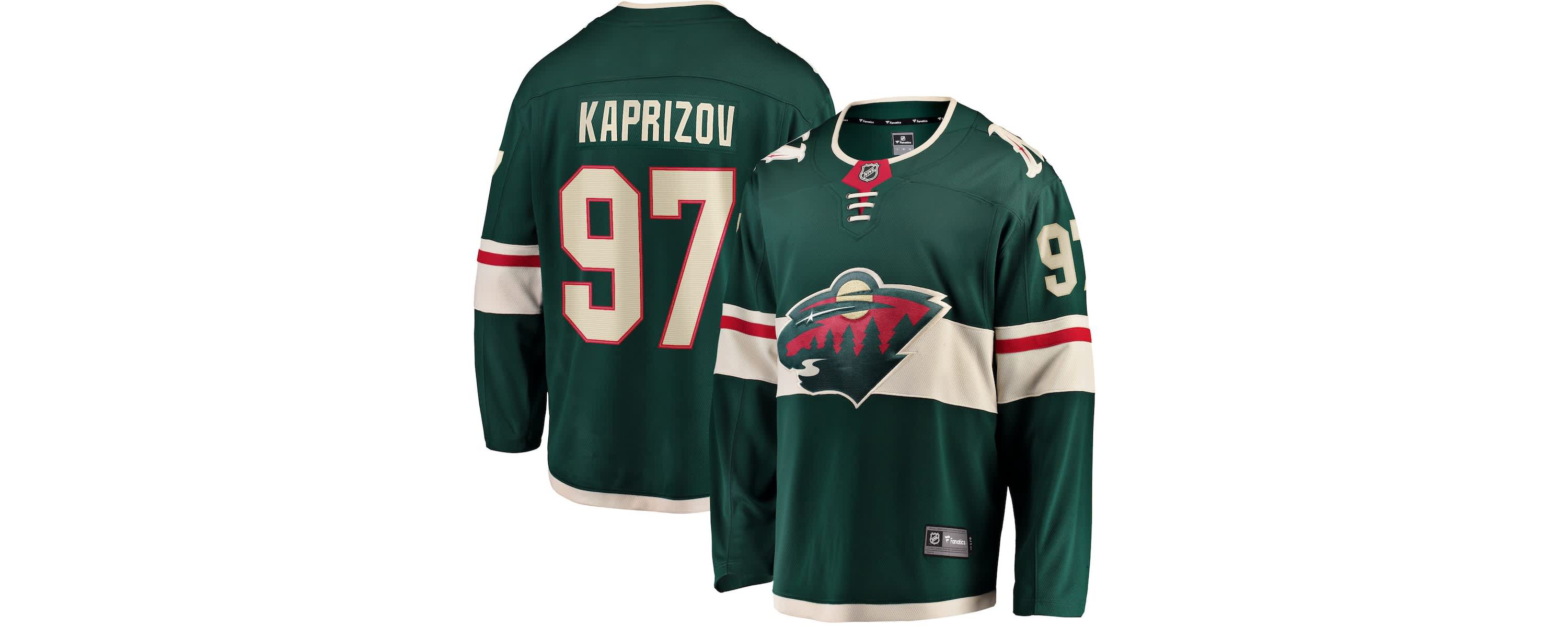 NHL Fanatics Kirill Kaprizov Minnesota Wild Home Breakaway Replica Jersey