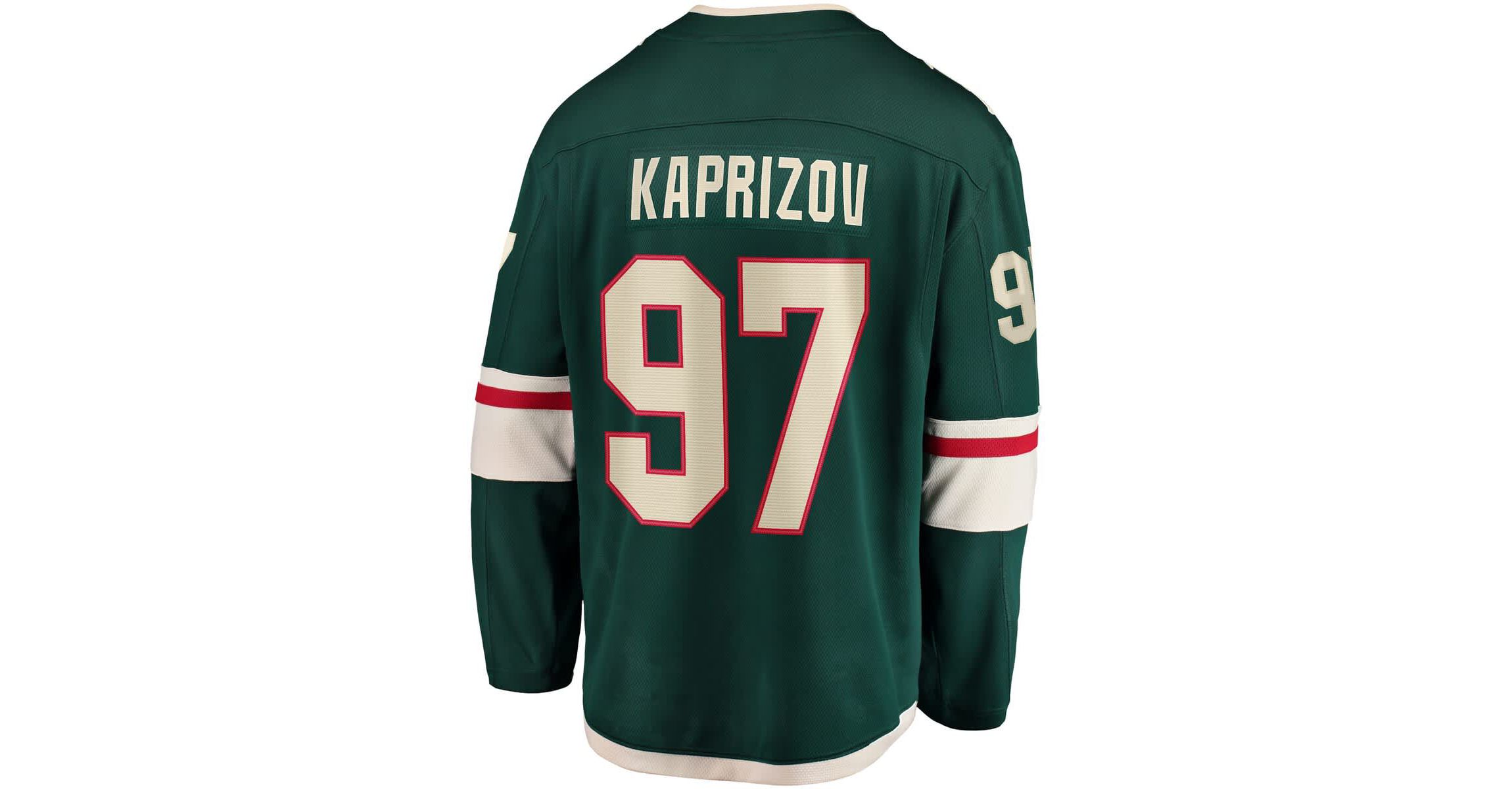 NHL Fanatics Kirill Kaprizov Minnesota Wild Home Breakaway Replica Jersey