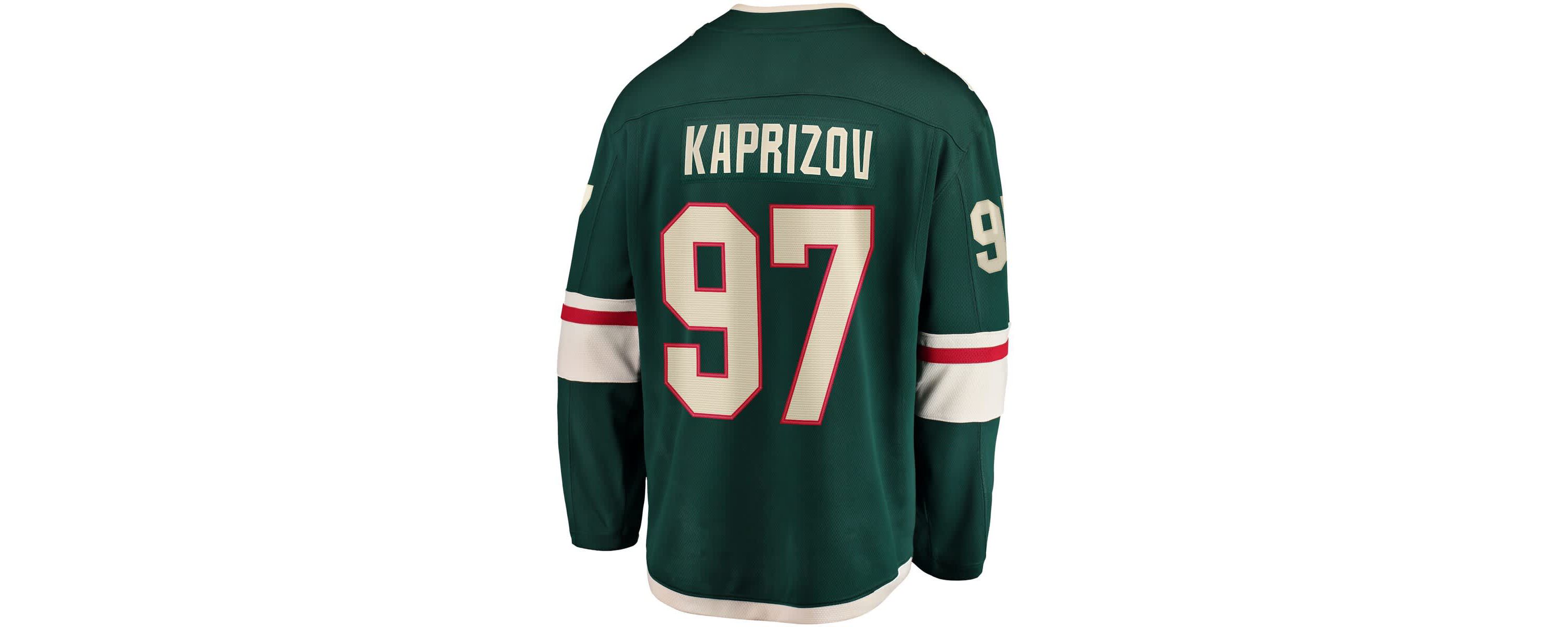 NHL Fanatics Kirill Kaprizov Minnesota Wild Home Breakaway Replica Jersey