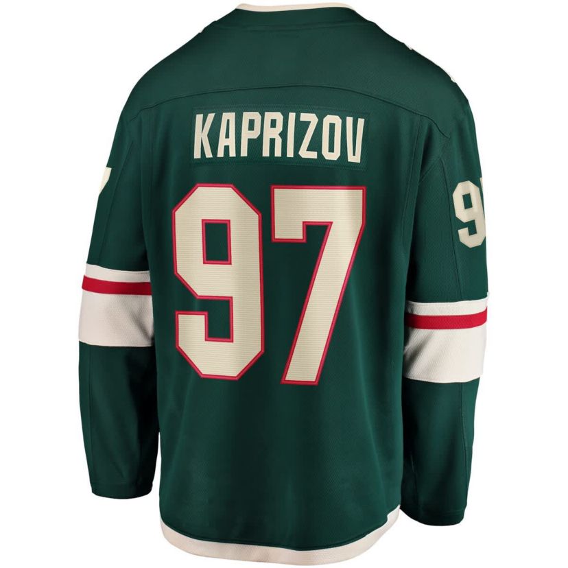 NHL Fanatics Kirill Kaprizov Minnesota Wild Home Breakaway Replica Jersey