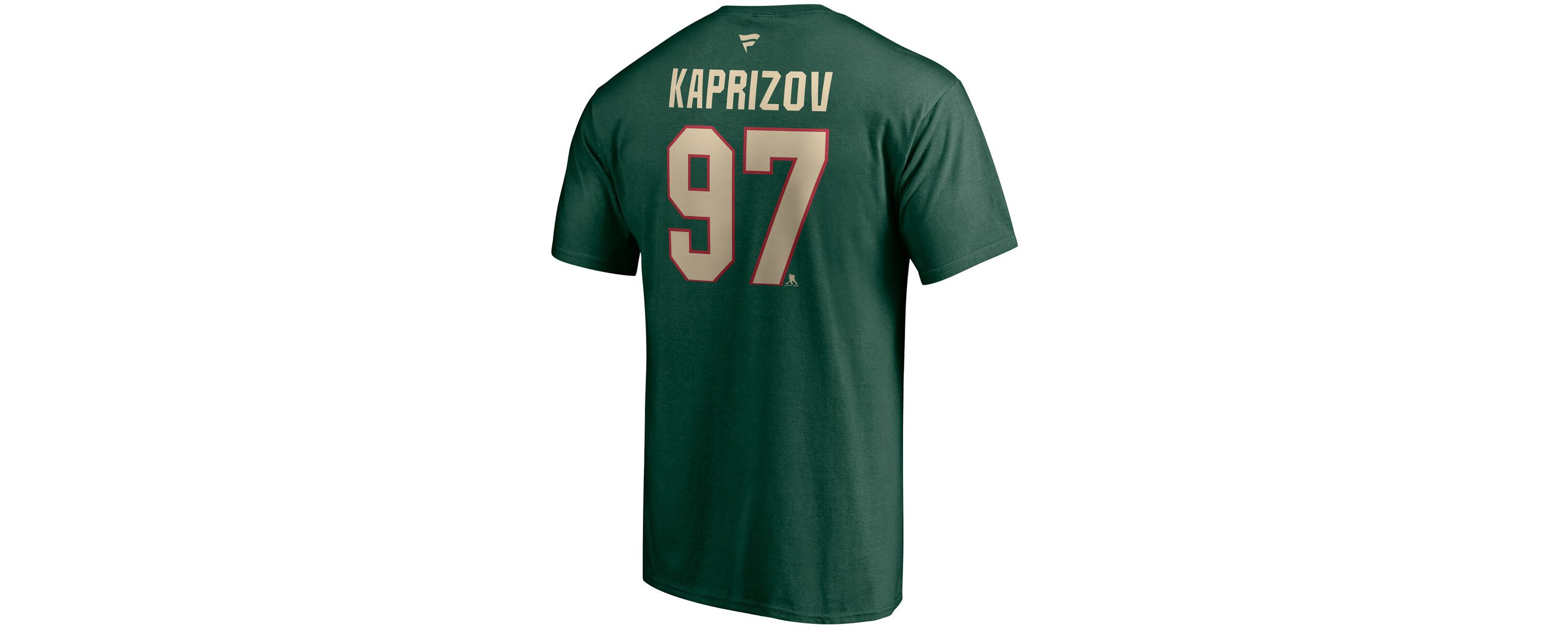 NHL Kirill Kaprizov Minnesota Wild Authentic Stack Name & Number T-Shirt