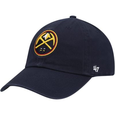'47 Men's NBA Denver Nuggets Team Clean Up Adjustable Hat, Navy Blue
