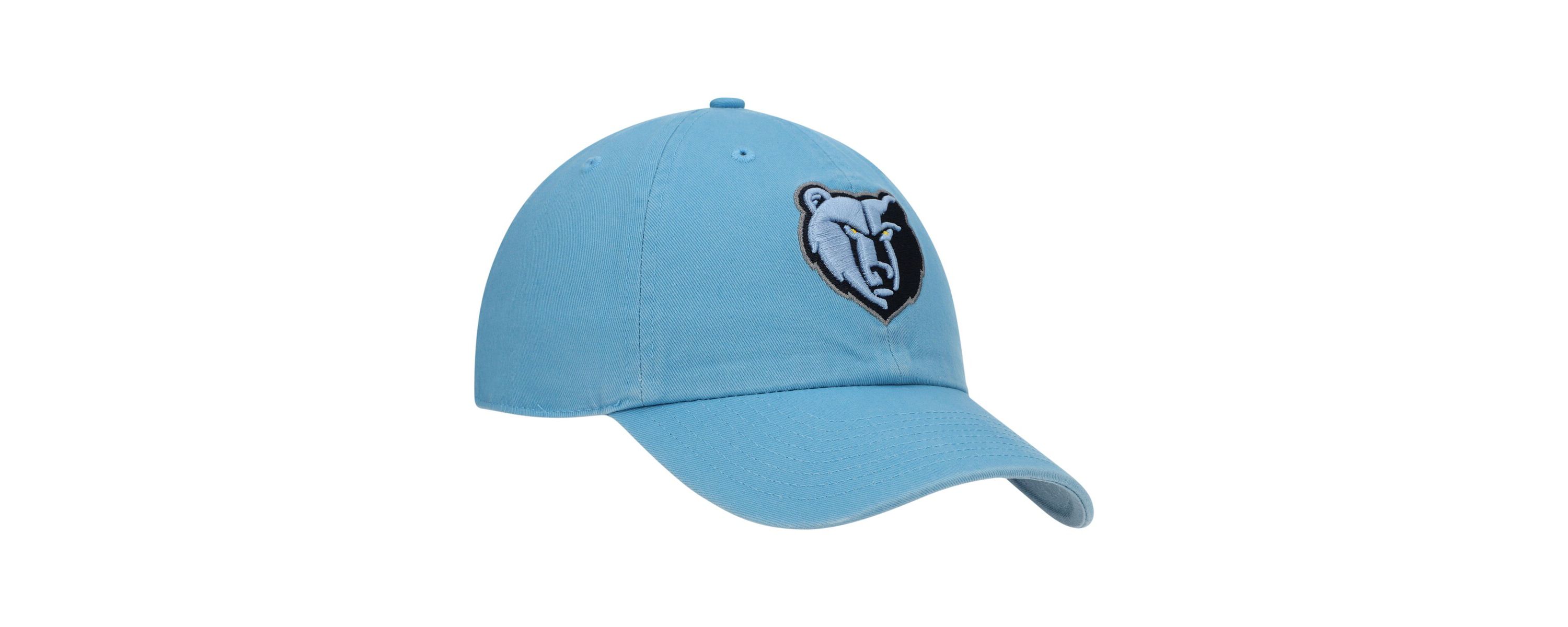 NBA Light Memphis Grizzlies Team Clean Up Adjustable Hat