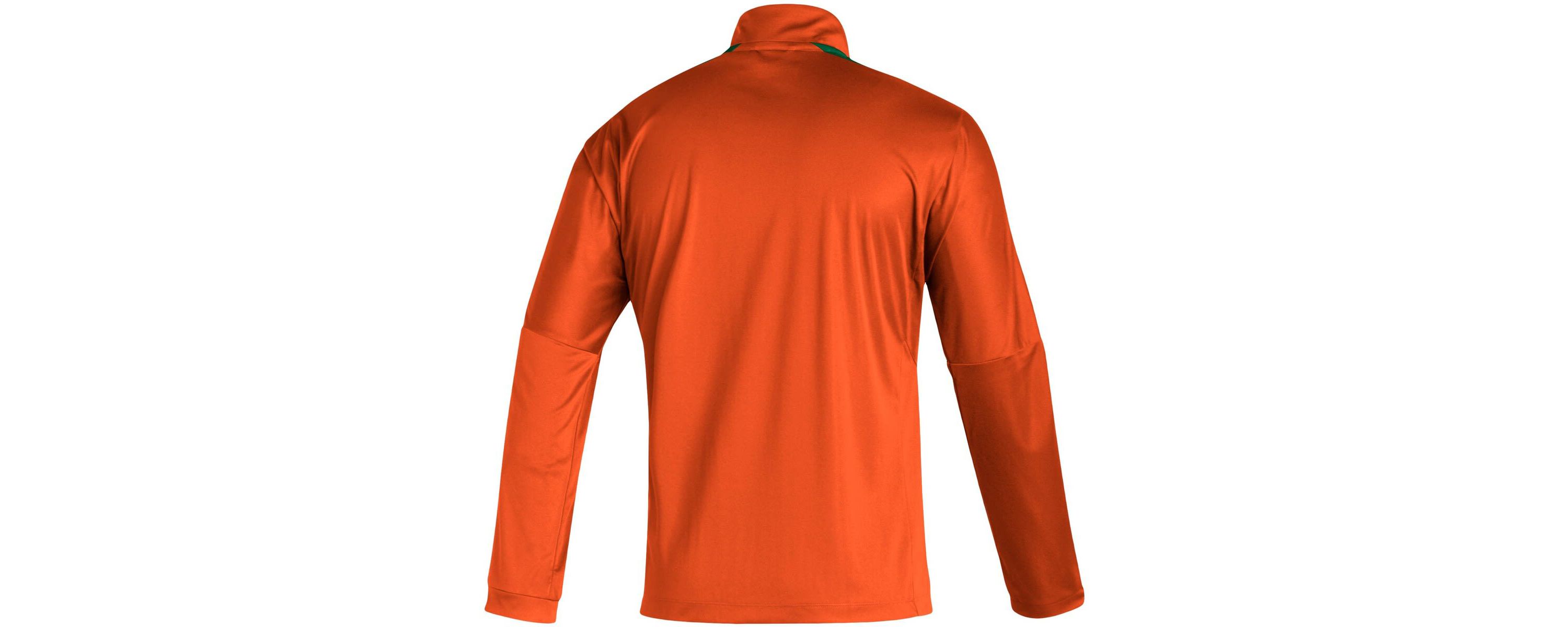 Miami (FL) Hurricanes NCAA Miami Hurricanes 2021 Sideline Primeblue Quarter-Zip Jacket
