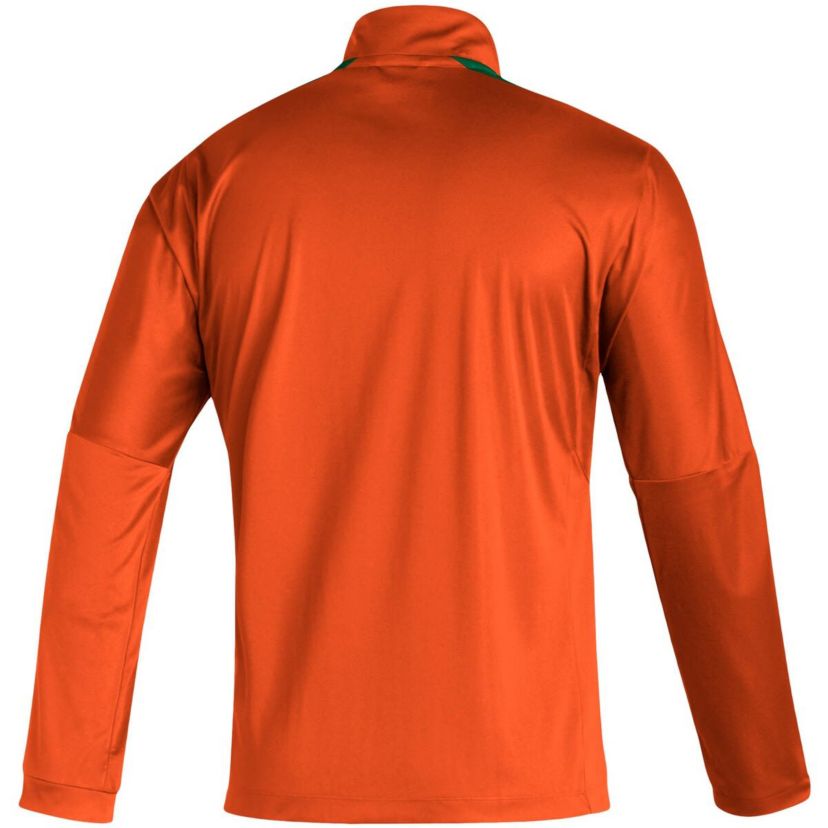 Miami (FL) Hurricanes NCAA Miami Hurricanes 2021 Sideline Primeblue Quarter-Zip Jacket