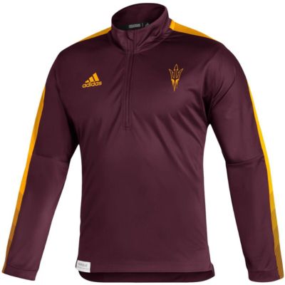 NCAA Arizona State Sun Devils 2021 Sideline Primeblue Quarter-Zip Jacket