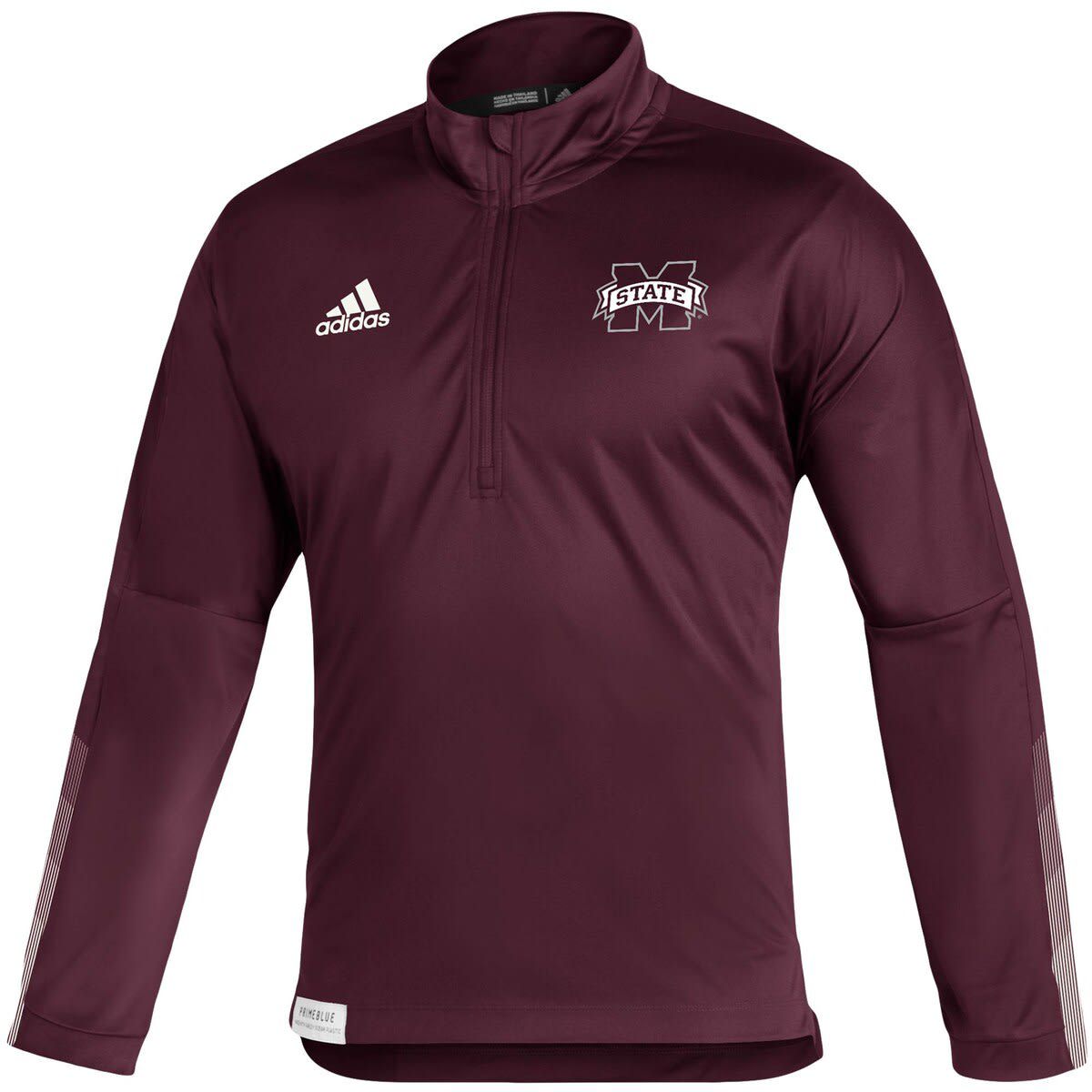adidas NCAA Mississippi State Bulldogs 2021 Sideline Primeblue Quarter ...