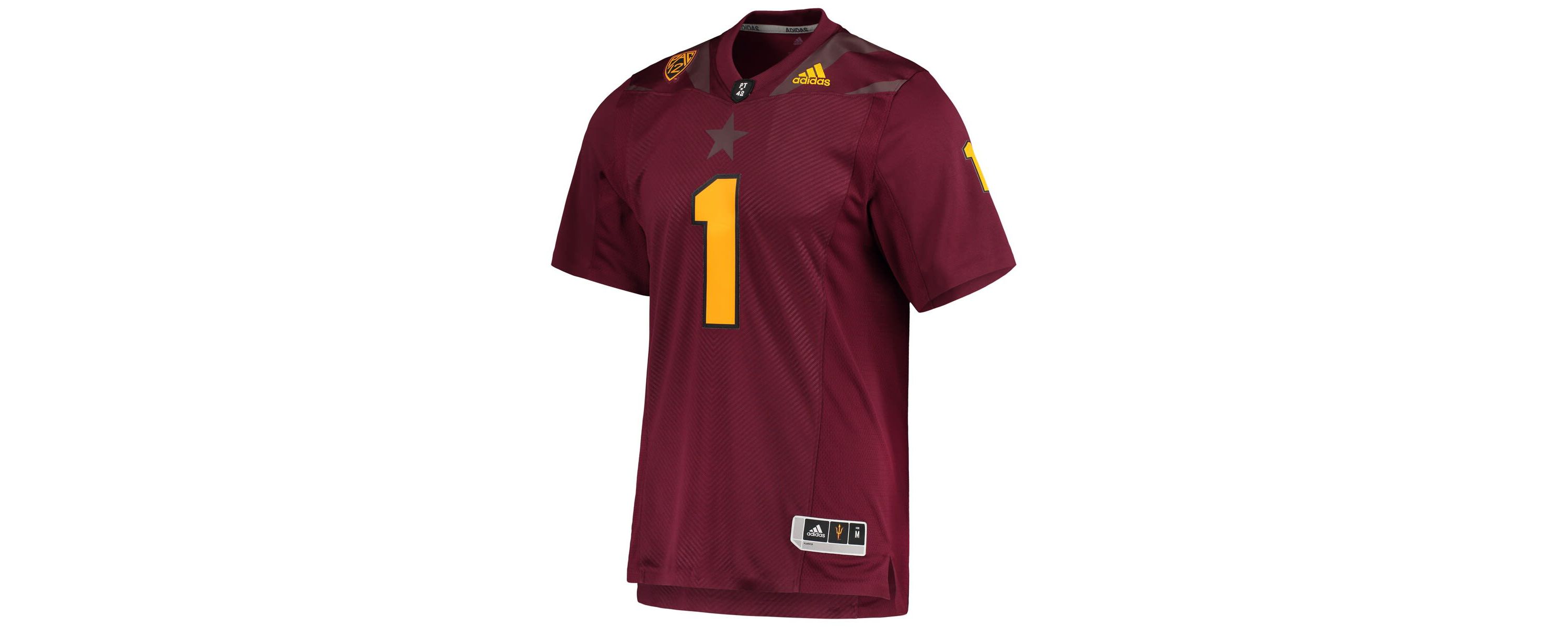 NCAA #1 Arizona State Sun Devils Team Premier Football Jersey