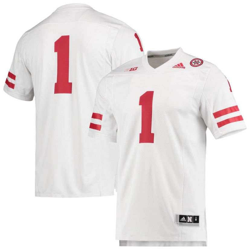 NCAA #1 Nebraska Huskers Team Premier Football Jersey
