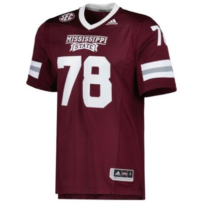 NCAA #78 Mississippi State Bulldogs Team Premier Football Jersey