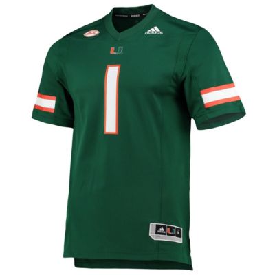 Miami (FL) Hurricanes NCAA #1 Team Premier Football Jersey