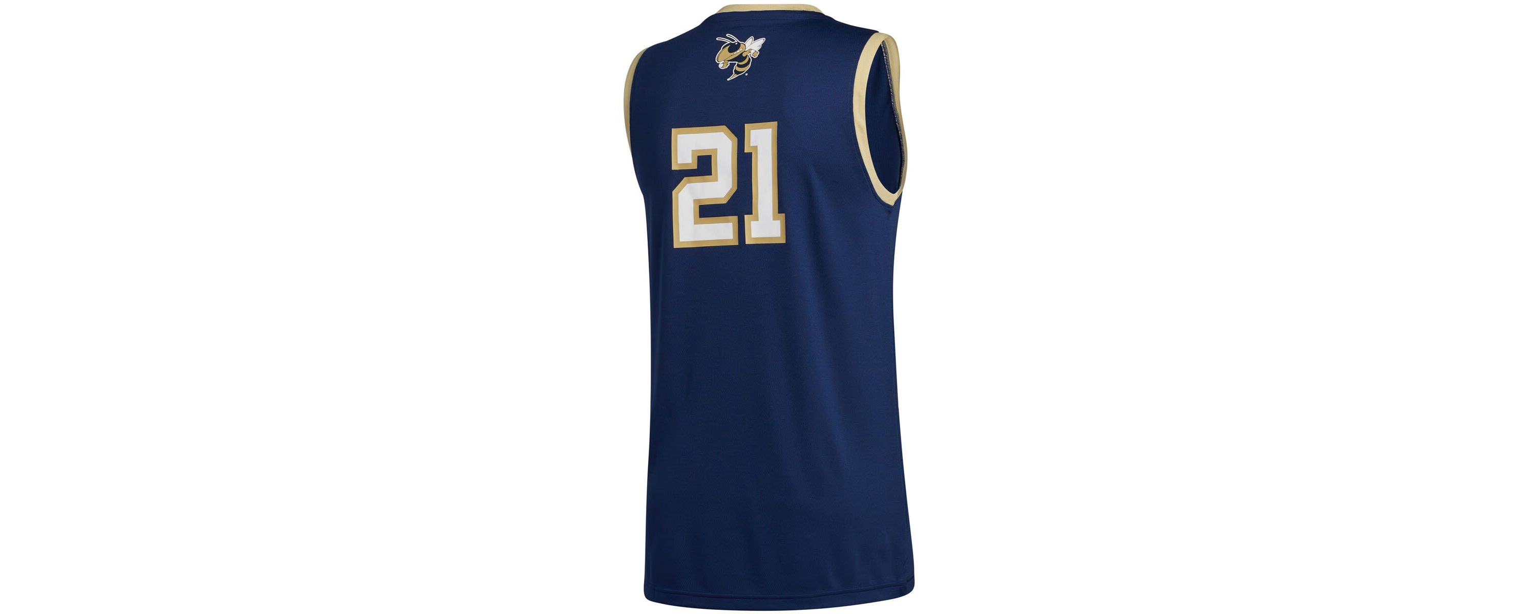 Georgia Tech Yellow Jackets NCAA #21 Georgia Tech Jackets Swingman Basketball Jersey