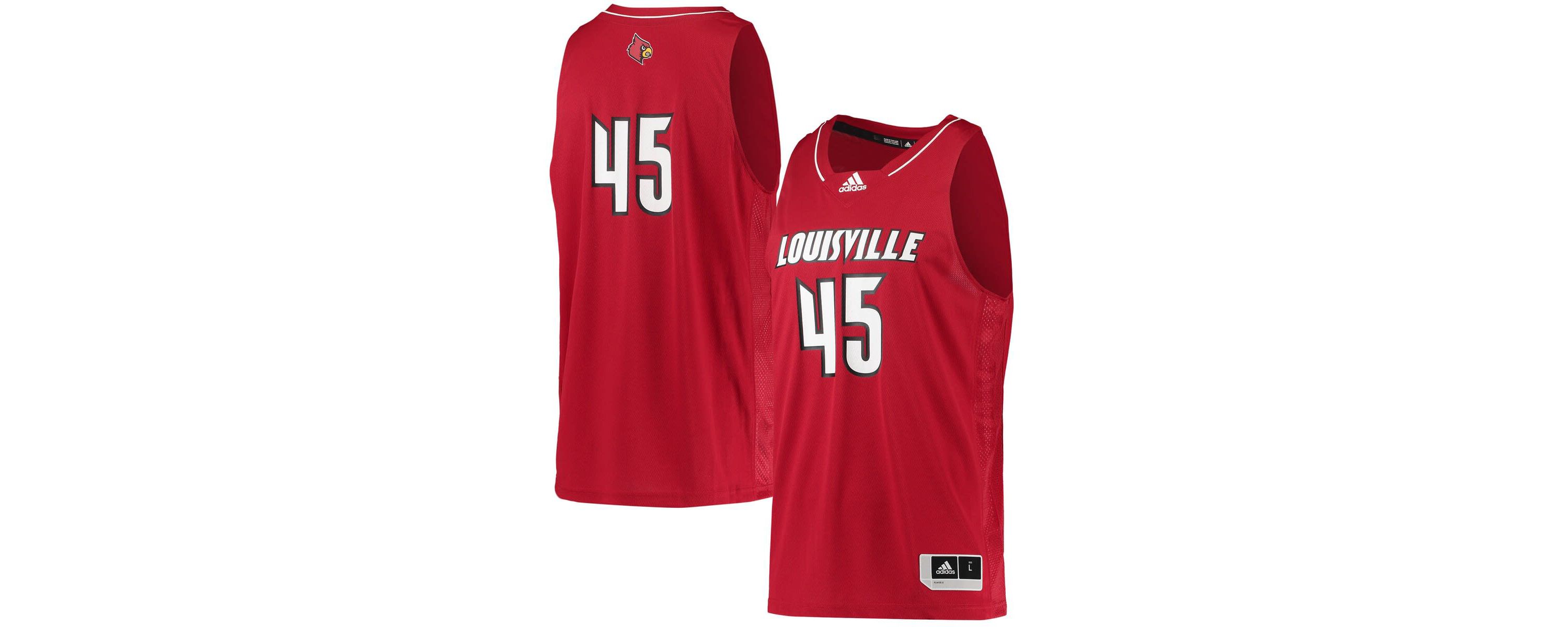 NCAA #45 Louisville Cardinals Swingman Basketball Jersey