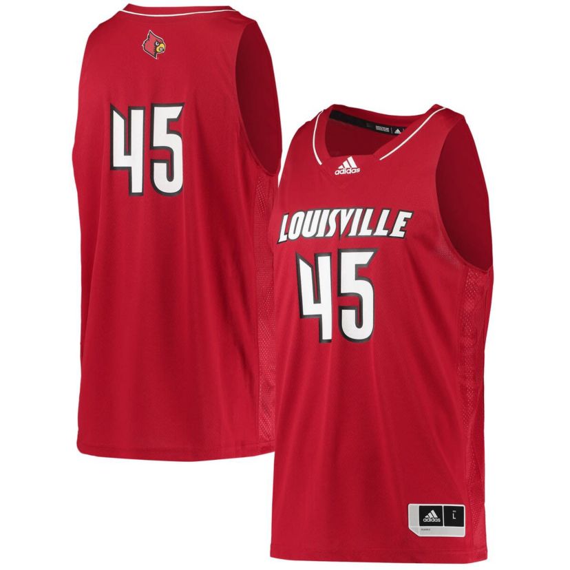 NCAA #45 Louisville Cardinals Swingman Basketball Jersey