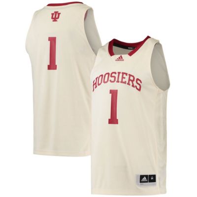 adidas Men's NCAA #1 Indiana Hoosiers Swingman Basketball Jersey, 2XL