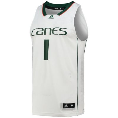 Miami (FL) Hurricanes NCAA #1 Team Swingman Basketball Jersey