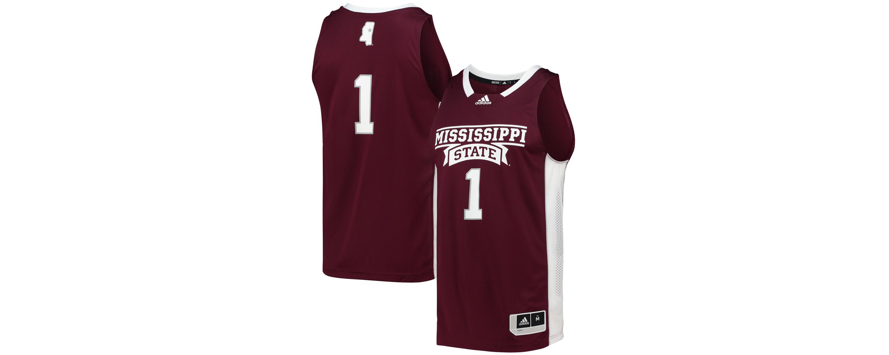 NCAA #1 Mississippi State Bulldogs Team Swingman Basketball Jersey