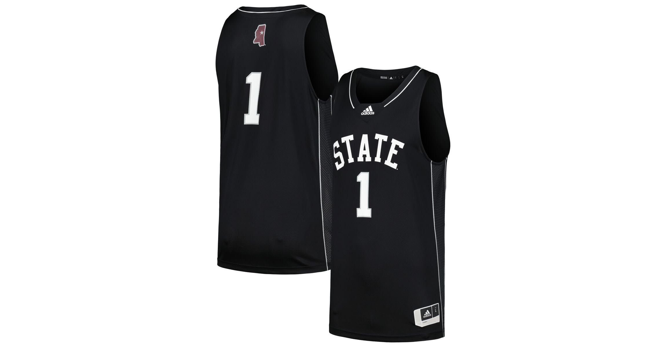 NCAA #1 Mississippi State Bulldogs Swingman Basketball Jersey