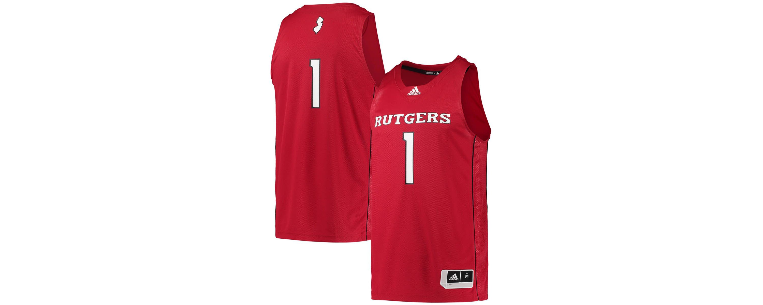 Rutgers Scarlet Knights NCAA #1 Rutgers Knights Team Swingman Basketball Jersey