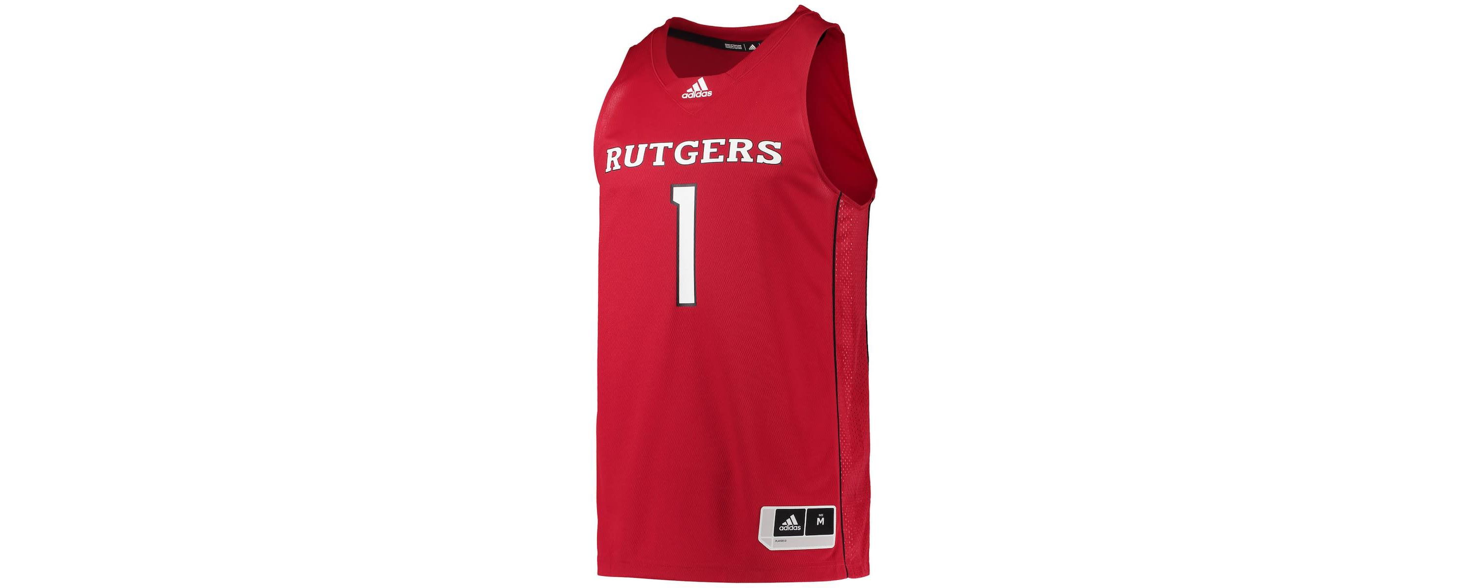 Rutgers Scarlet Knights NCAA #1 Rutgers Knights Team Swingman Basketball Jersey