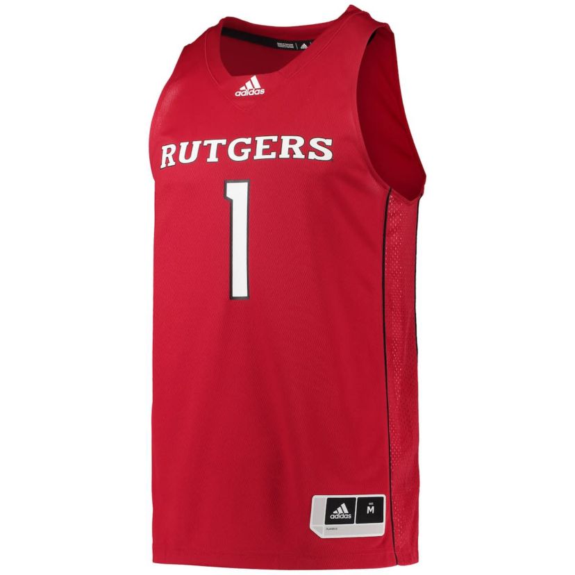 Rutgers Scarlet Knights NCAA #1 Rutgers Knights Team Swingman Basketball Jersey