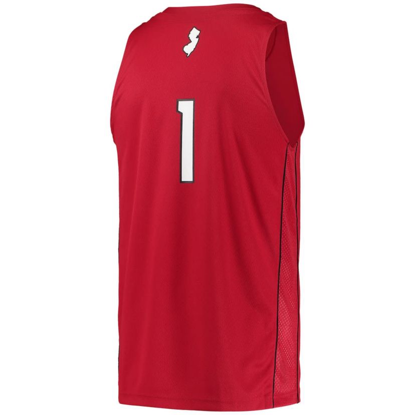 Rutgers Scarlet Knights NCAA #1 Rutgers Knights Team Swingman Basketball Jersey