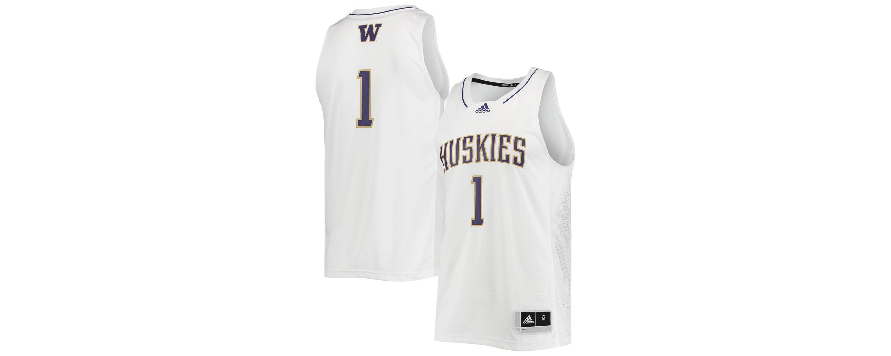 NCAA #1 Washington Huskies Swingman Basketball Jersey
