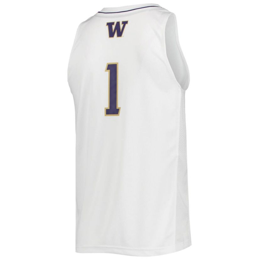 NCAA #1 Washington Huskies Swingman Basketball Jersey