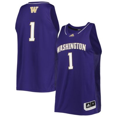 NCAA #1 Washington Huskies Team Swingman Basketball Jersey
