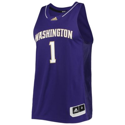 NCAA #1 Washington Huskies Team Swingman Basketball Jersey