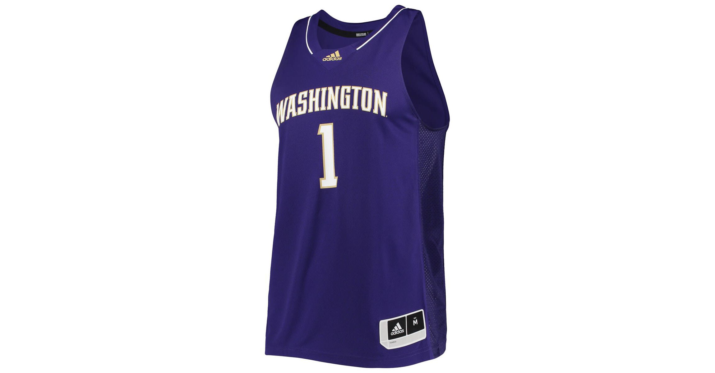 NCAA #1 Washington Huskies Team Swingman Basketball Jersey