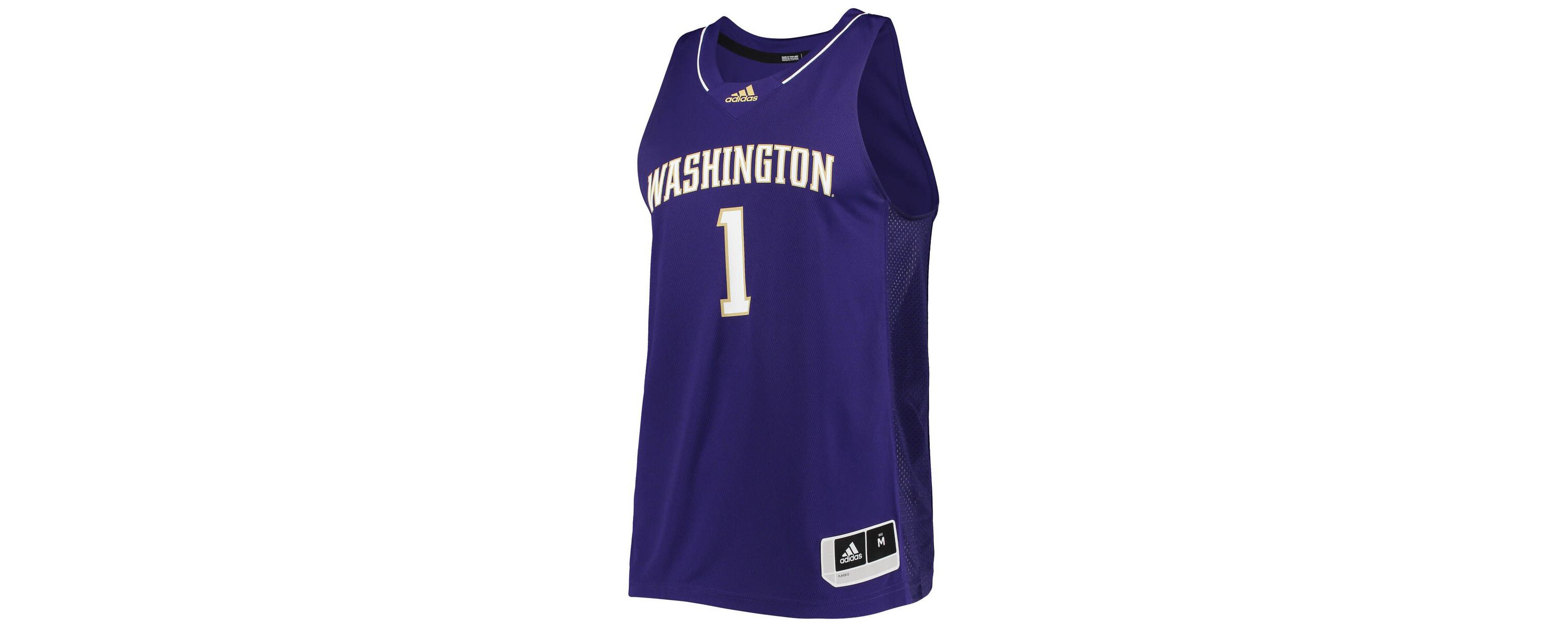 NCAA #1 Washington Huskies Team Swingman Basketball Jersey