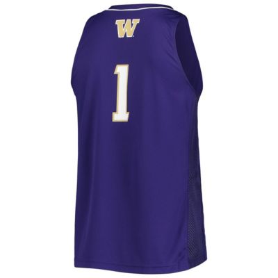 NCAA #1 Washington Huskies Team Swingman Basketball Jersey