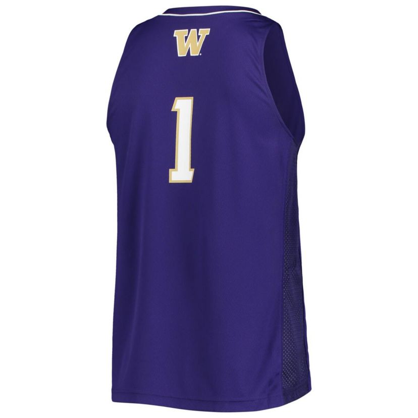 NCAA #1 Washington Huskies Team Swingman Basketball Jersey