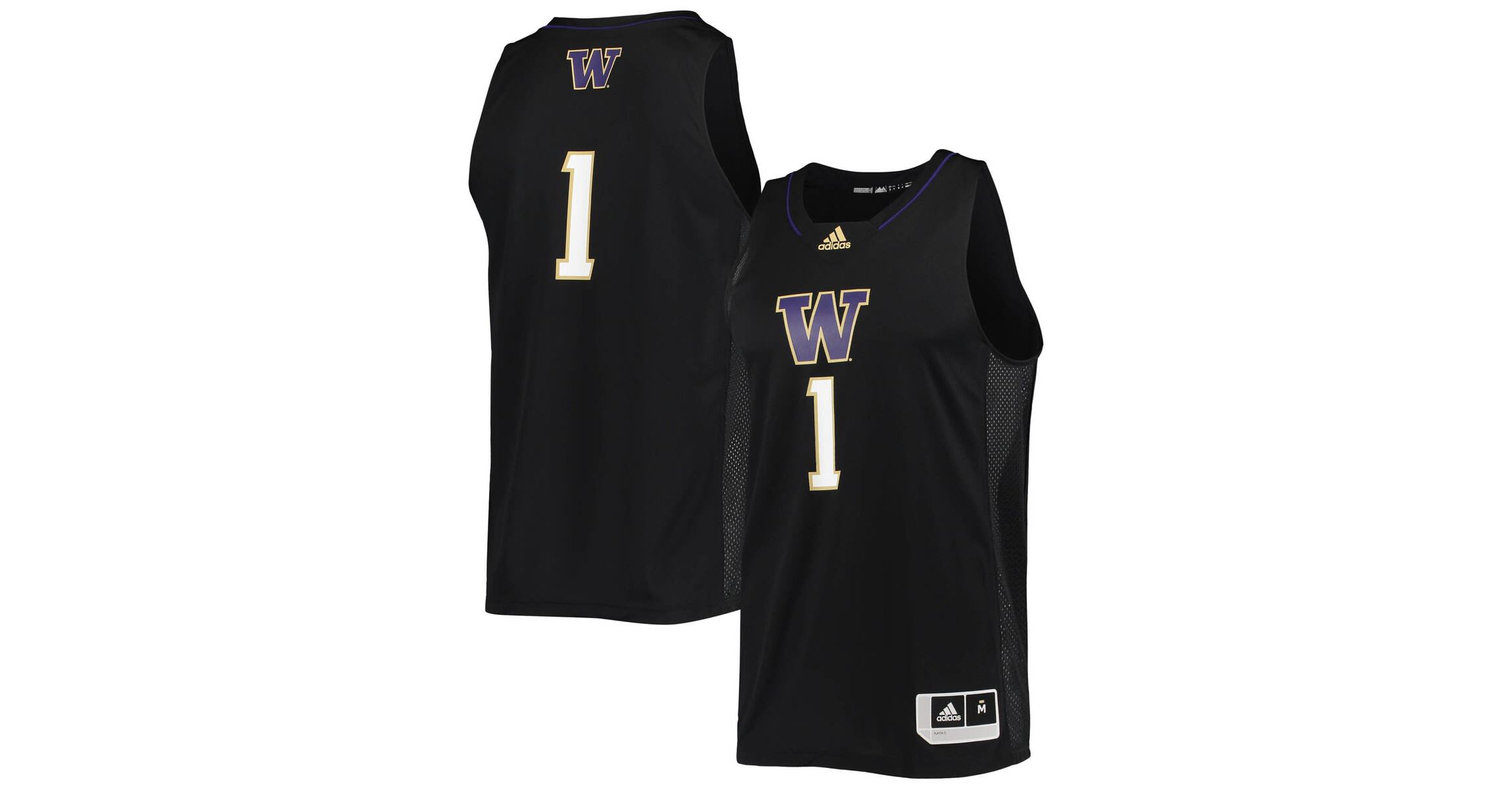NCAA #1 Washington Huskies Swingman Basketball Jersey