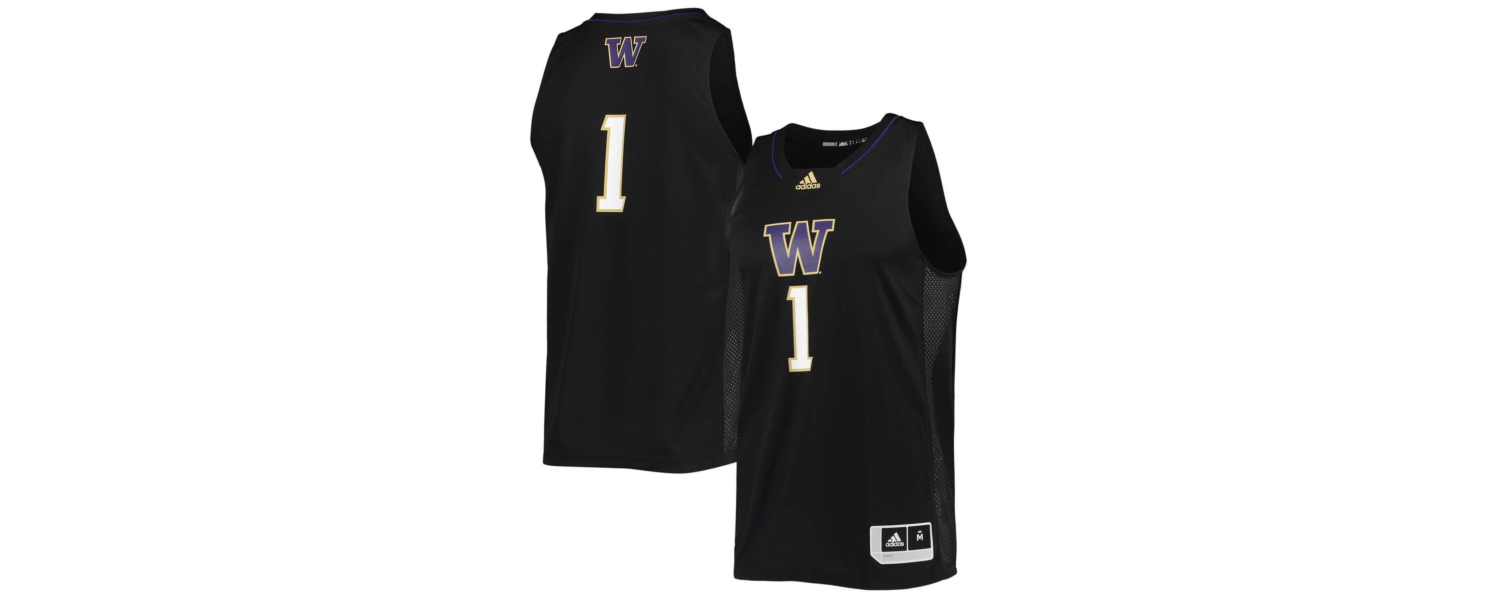 NCAA #1 Washington Huskies Swingman Basketball Jersey