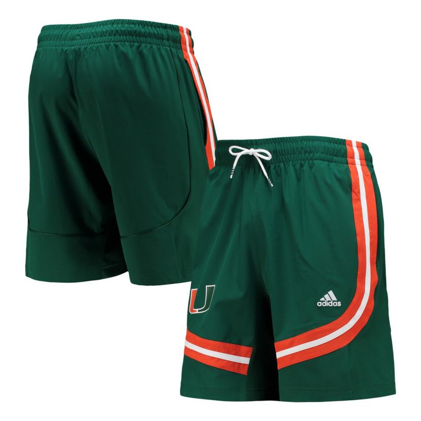 Miami (FL) Hurricanes NCAA Miami Hurricanes Swingman Basketball AEROREADY Shorts
