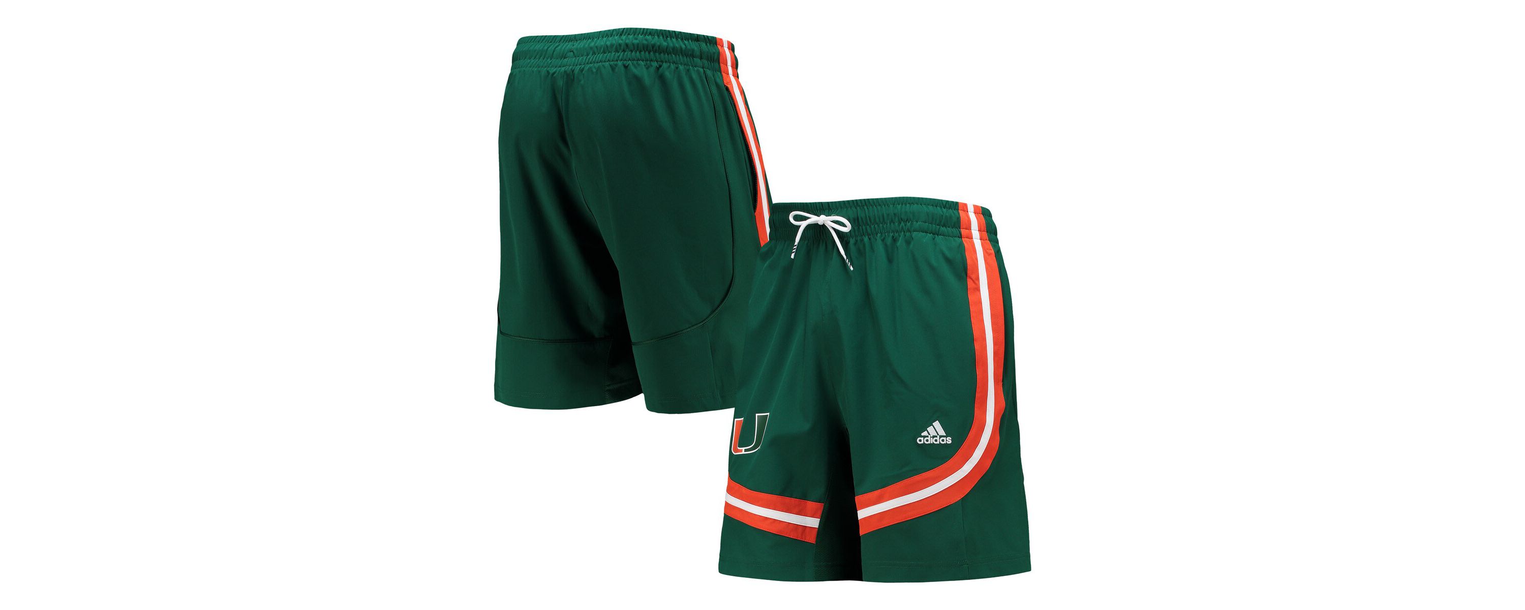 Miami (FL) Hurricanes NCAA Miami Hurricanes Swingman Basketball AEROREADY Shorts