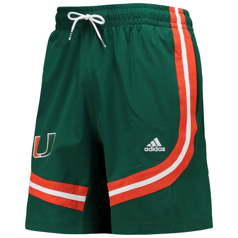 Miami (FL) Hurricanes NCAA Miami Hurricanes Swingman Basketball AEROREADY Shorts