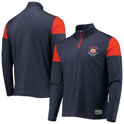 NCAA Under Armour Auburn Tigers Gameday Tri-Blend Quarter-Zip Jacket